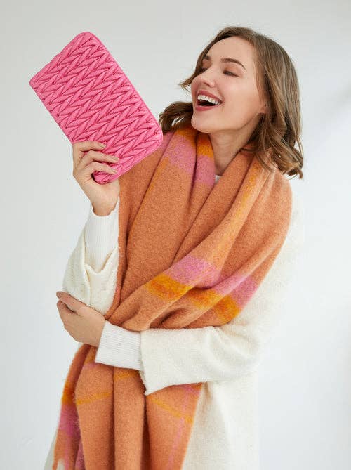 JODY ZIP POUCH: Blush