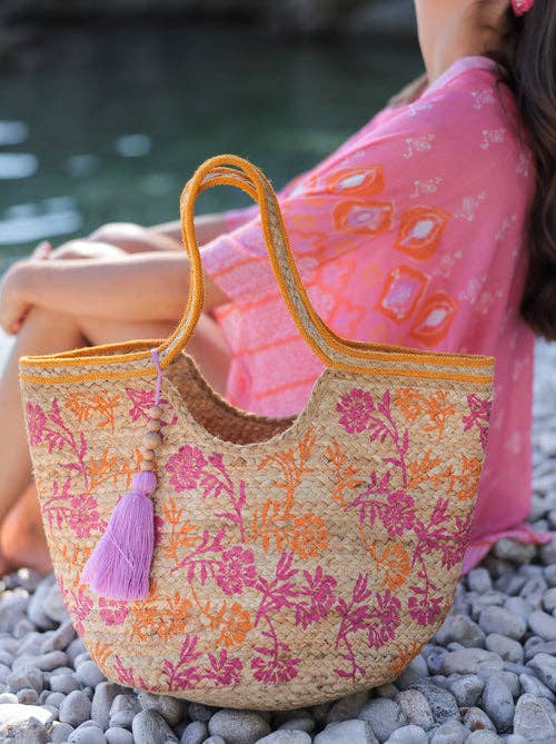 GRAZIELLA TOTE, PINK - Mindy's Boutique