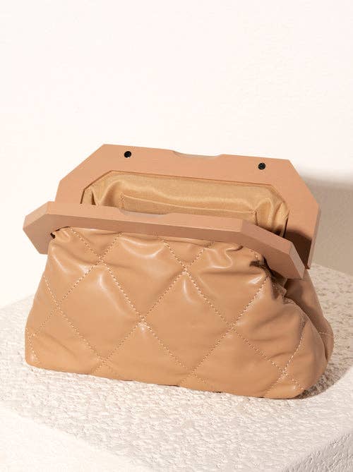 BAILEY CLUTCH, TAN