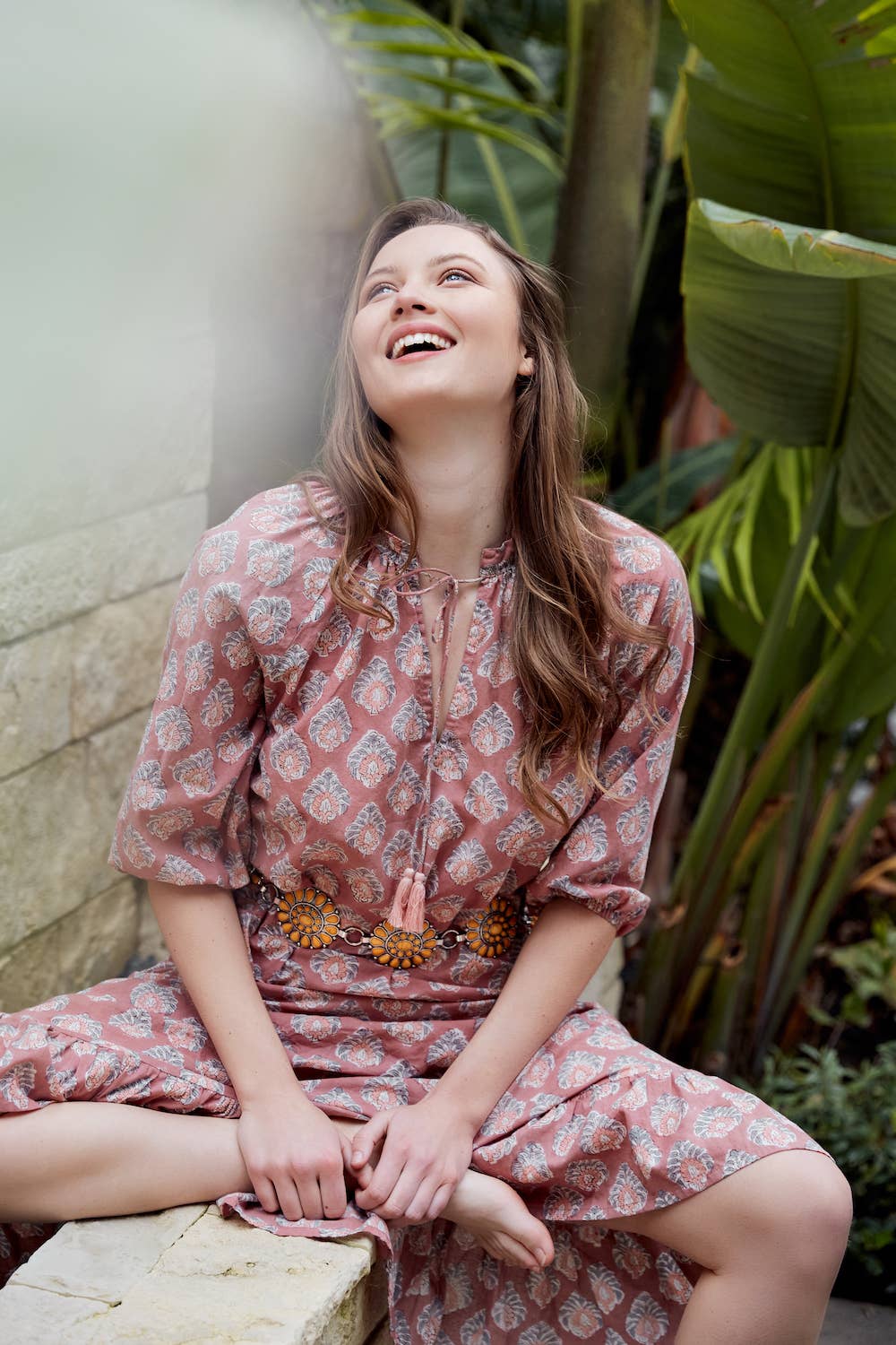 Kaishori Block Printed Cotton Dress