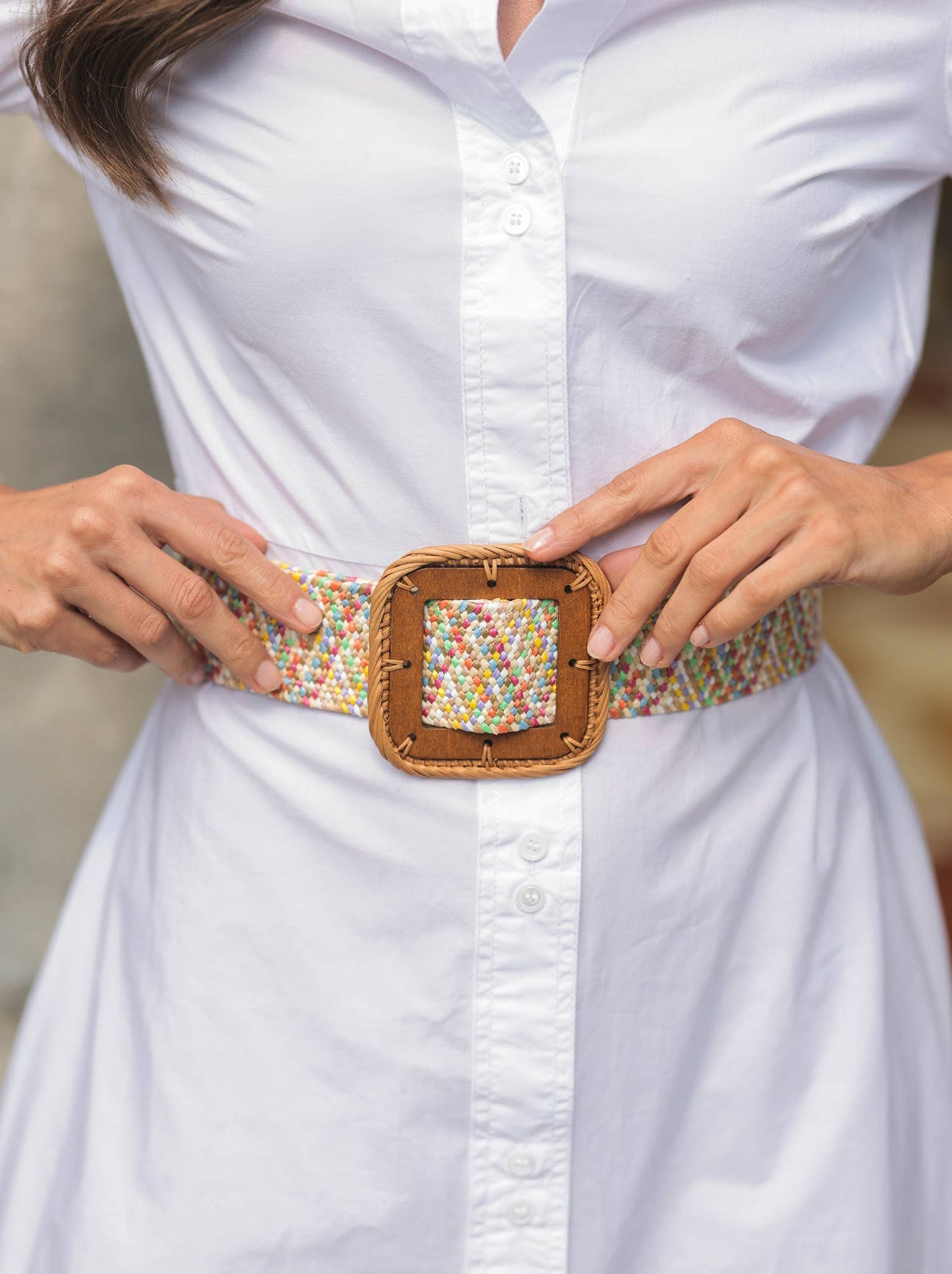 ROSMUNDA BELT, MULTI: L/XL