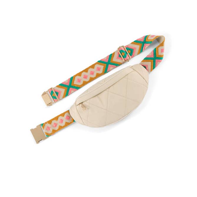 Introducing the Kendra Sling Bag, a must-have accessory for the Fall/Winter season. This women's belt bag, designed by Shiraleah, is crafted from durable polyester, making it ideal for everyday use. Its unique sling design adds a trendy touch to your outfit, while its functionality keeps your essentials close at hand. This is not just a bag, it's a lifestyle statement. 