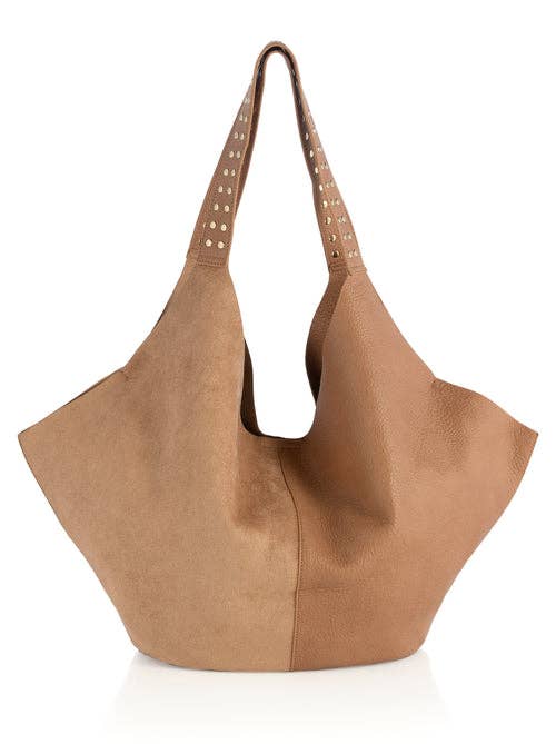 RYKER TOTE: Tan - Mindy's Boutique