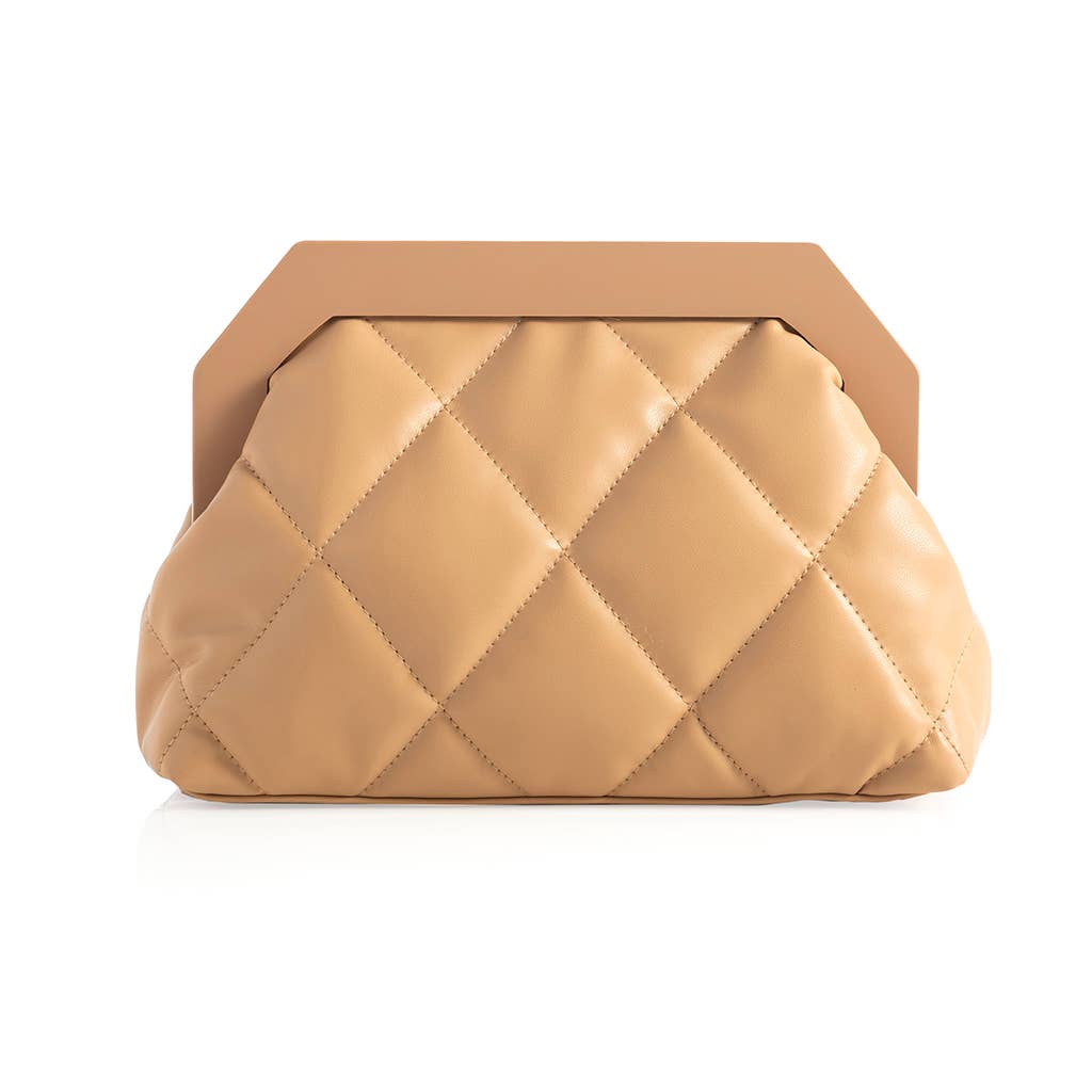 BAILEY CLUTCH, TAN