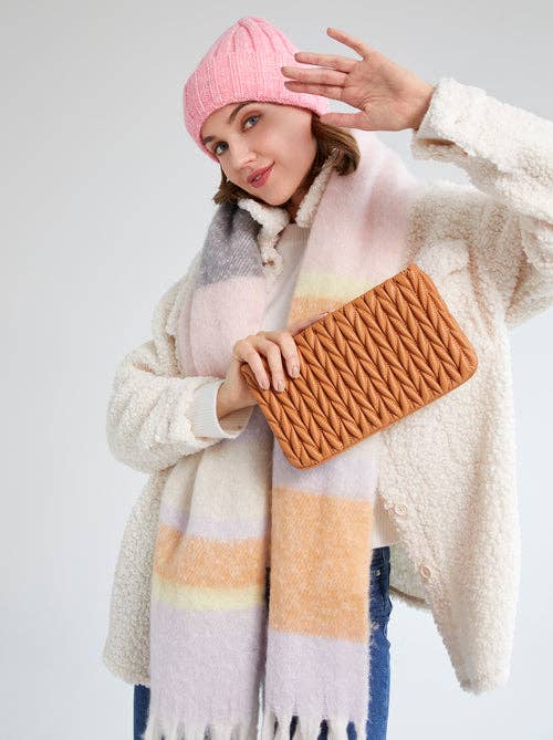 JODY ZIP POUCH: Blush
