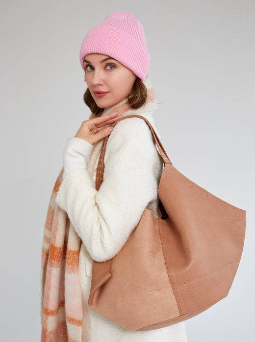 RYKER TOTE: Tan - Mindy's Boutique