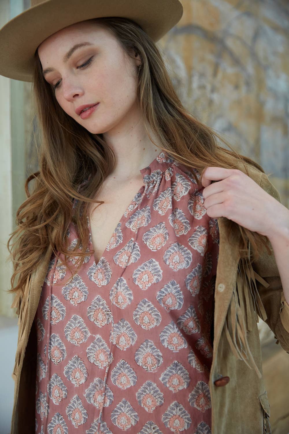Kaishori Block Printed Cotton Dress
