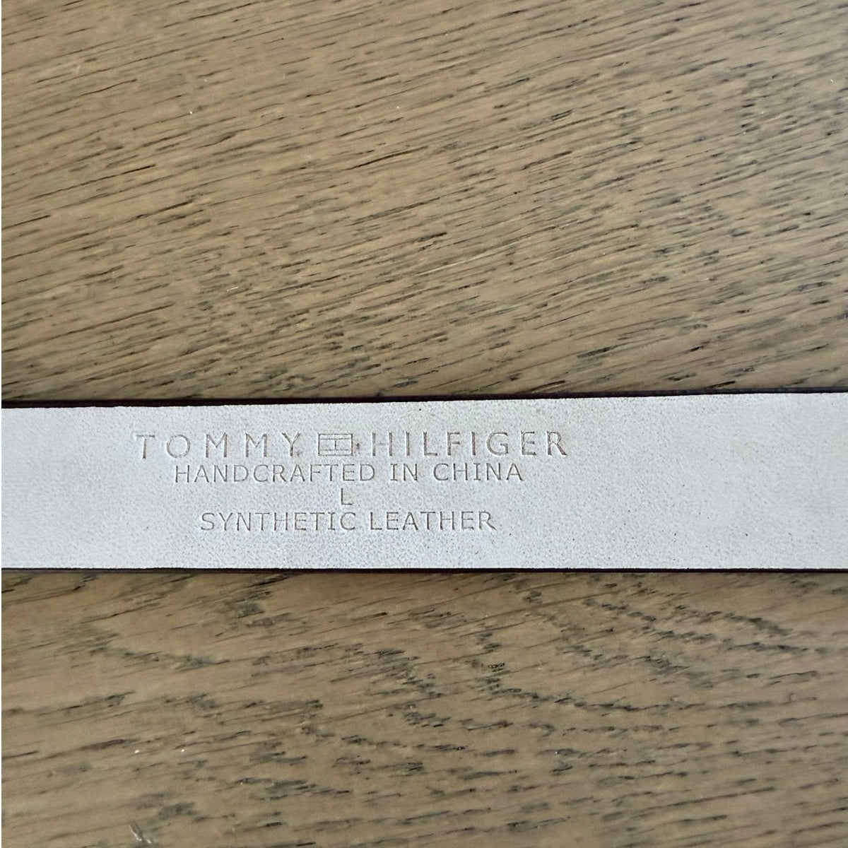 Tommy Hilfiger Women's Reversible Brown H-Logo Belt L