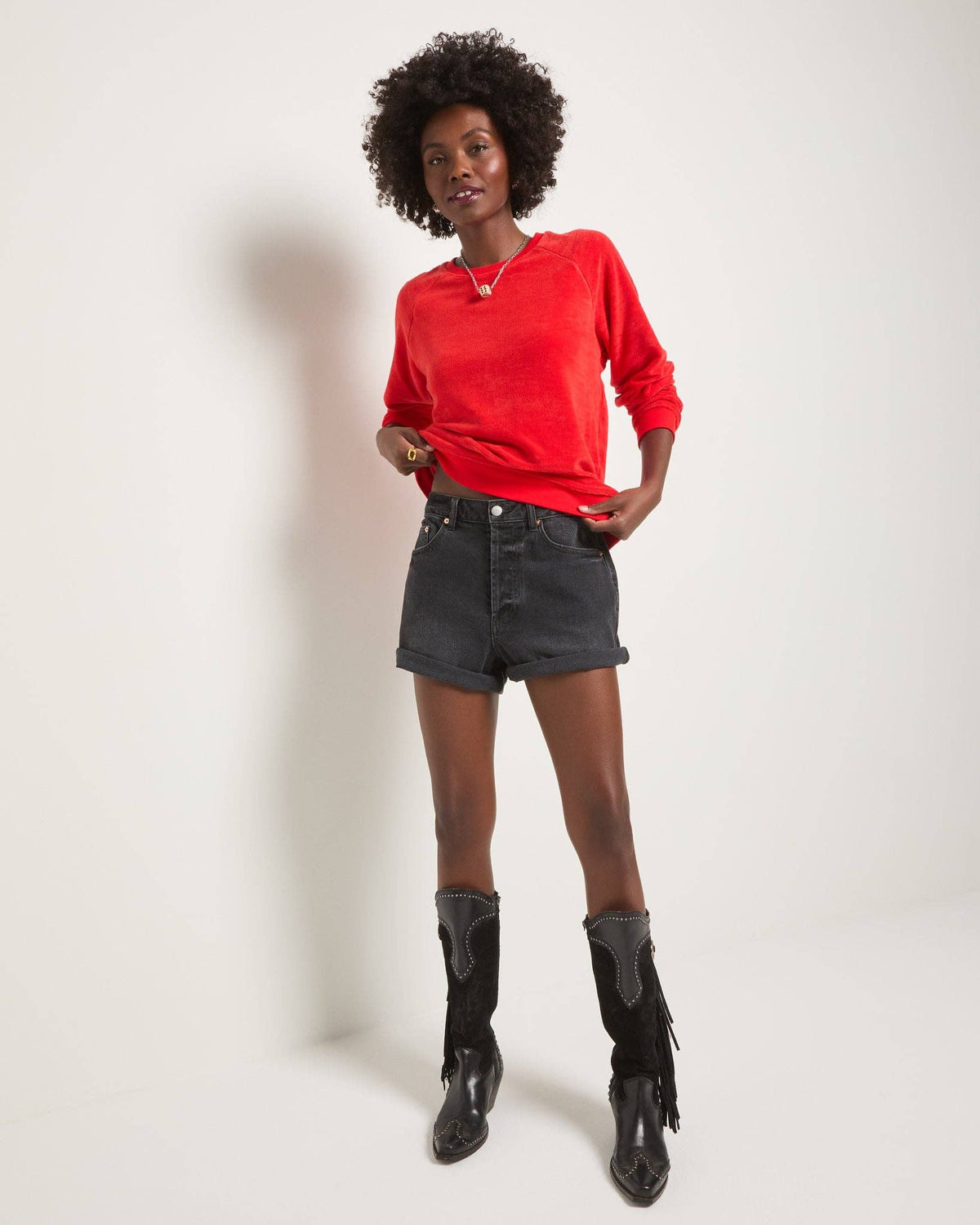 Clifton Pullover: Pomegranate - Mindy's Boutique