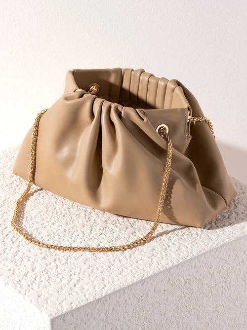 ELLIOT SHOULDER BAG: Sand