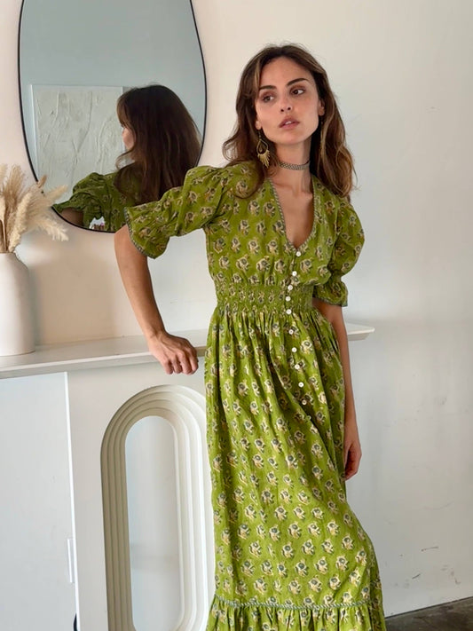 Tatiana Block Printed Dress