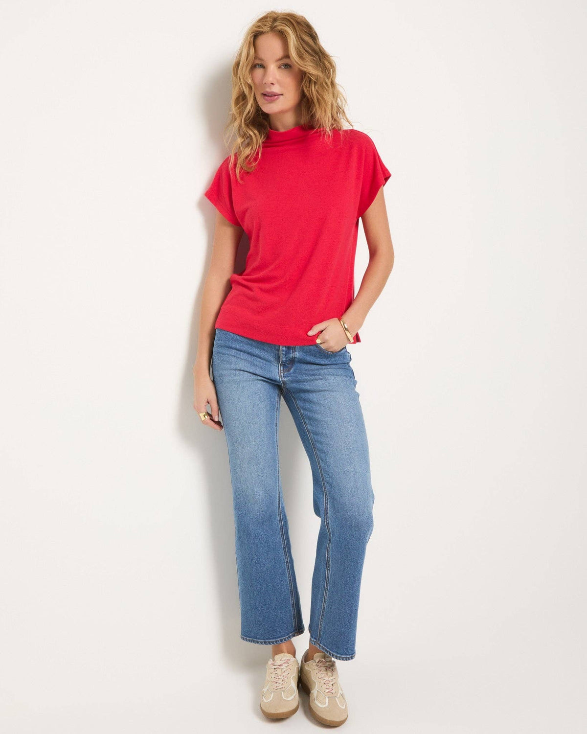 Pier Tee: Cherry - Mindy's Boutique