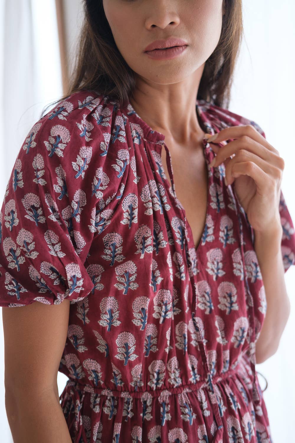 Eshana Block Printed Cotton Dress