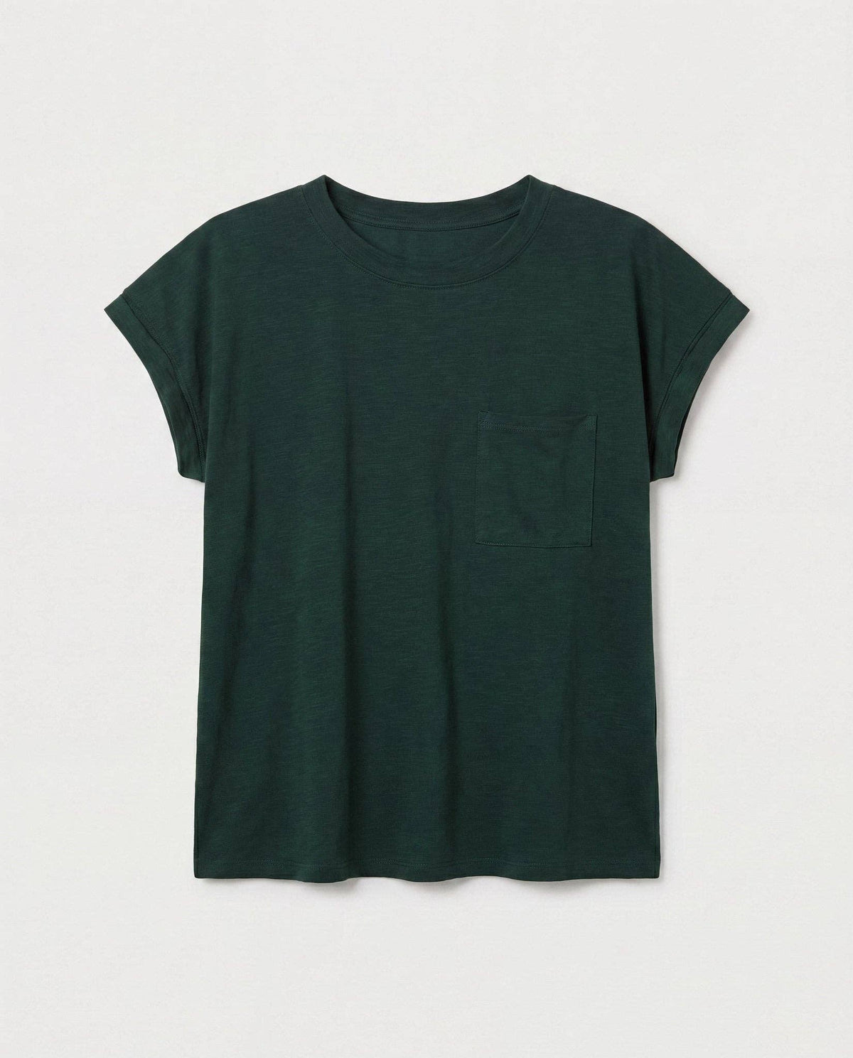 Merrit Island Tee: Hunter Green - Mindy's Boutique