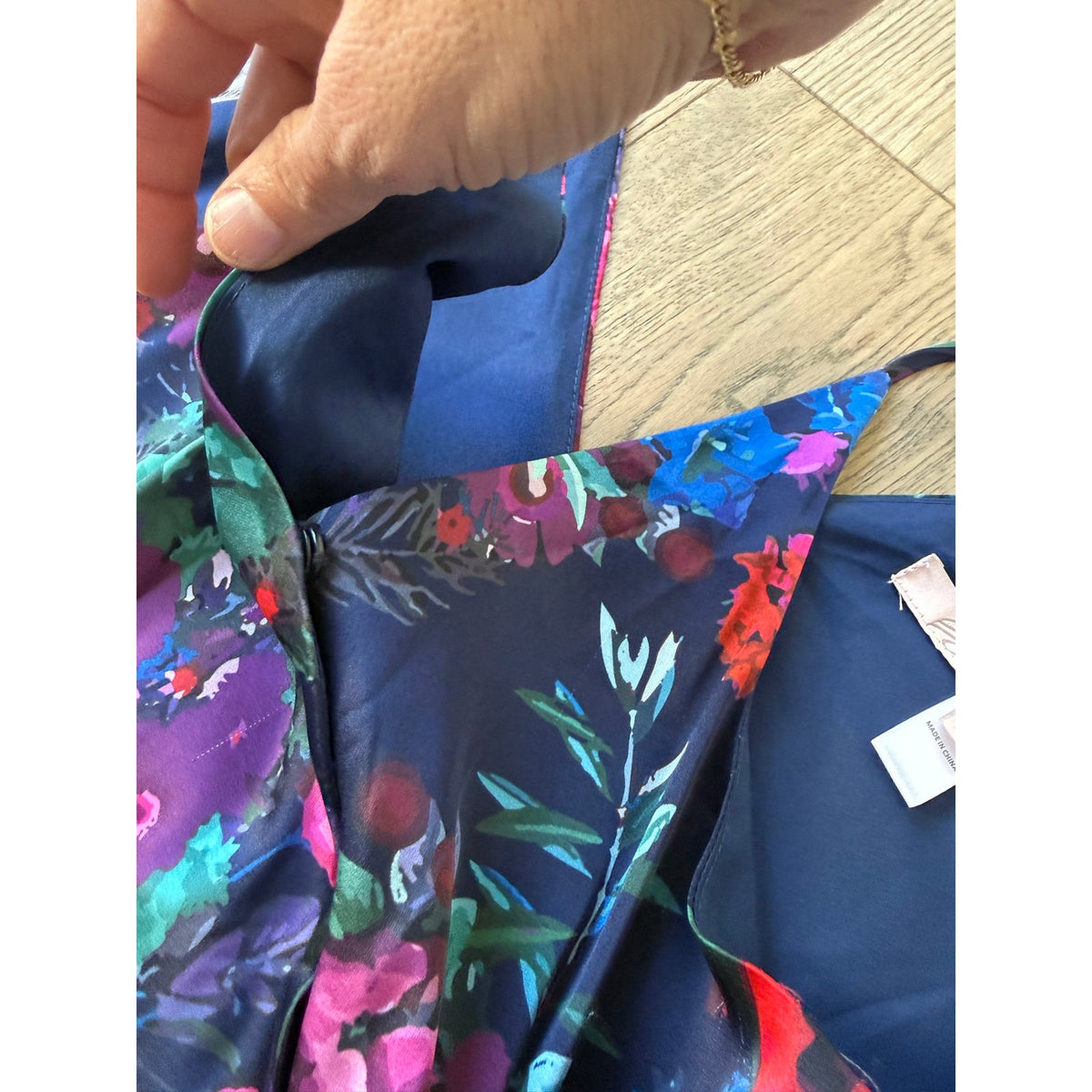 Hutch Hollis Wrap Maxi Dress Vibrant Floral Print M