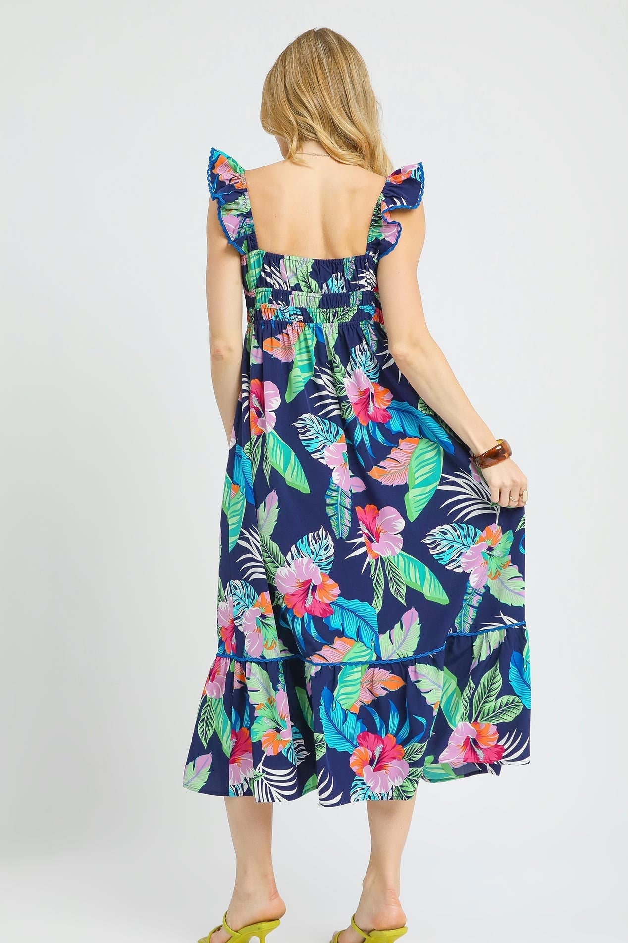 tropical navy - Mindy's Boutique