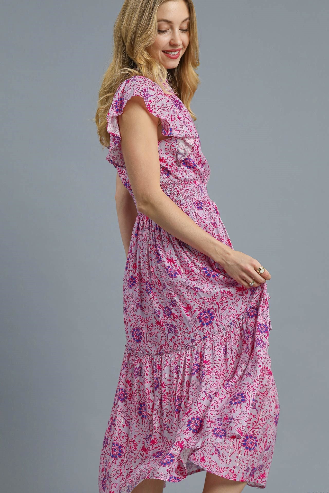 pink flowy - Mindy's Boutique