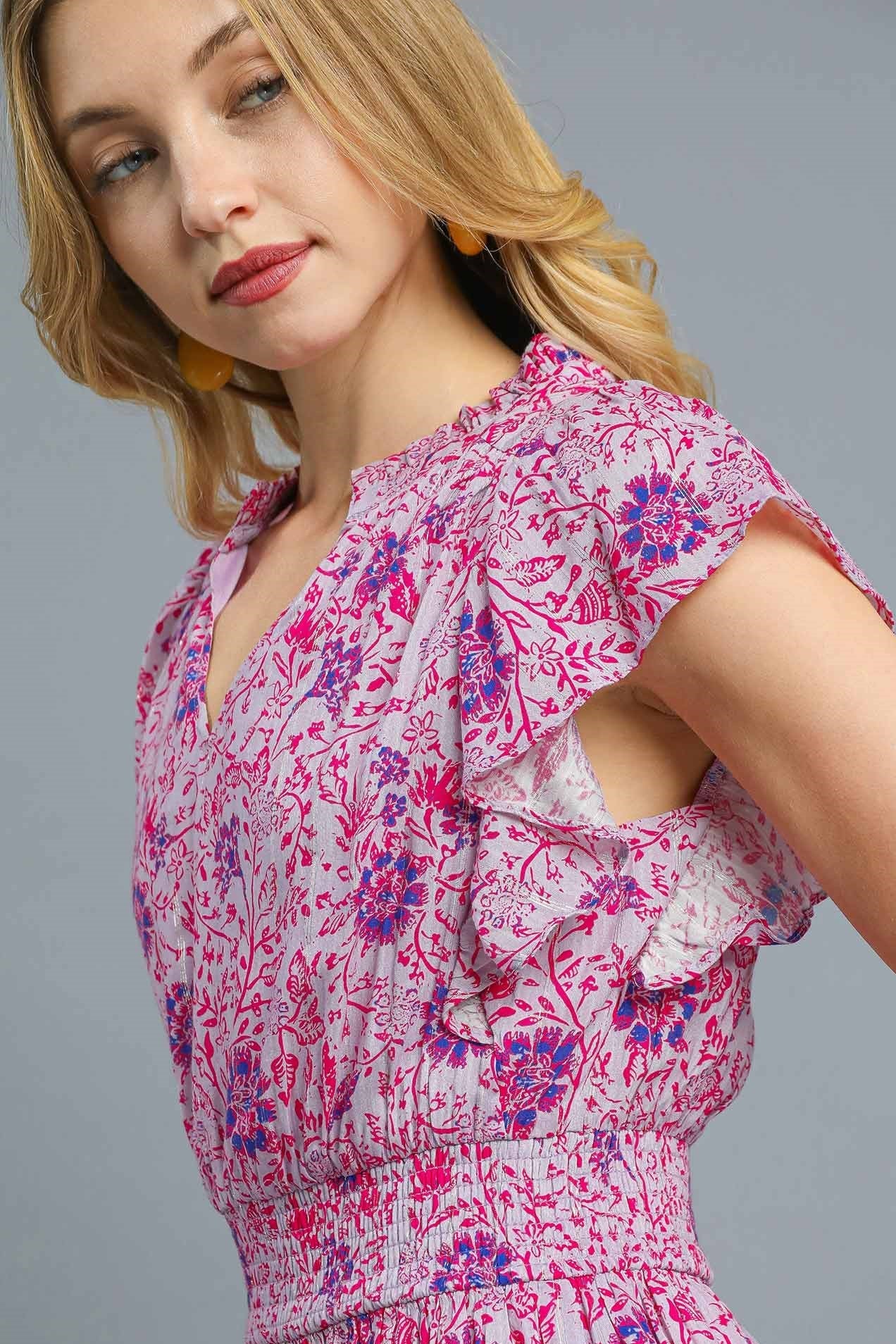 pink flowy - Mindy's Boutique