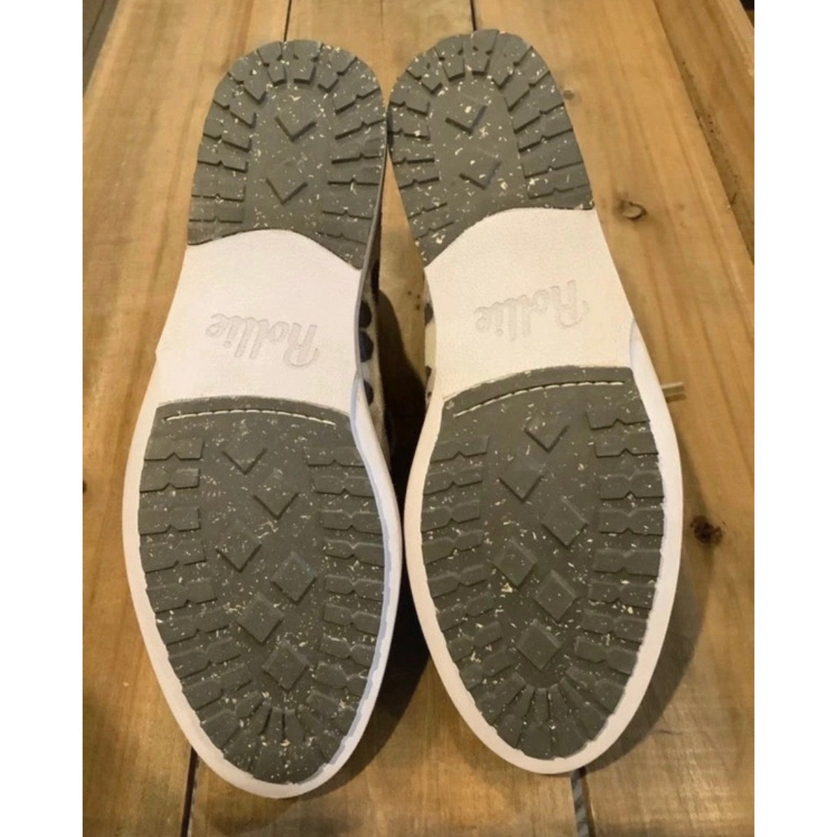Rollie Nation Derby Leopard Print Canvas Desert Boots size 6.5 – 7 (EU 37)