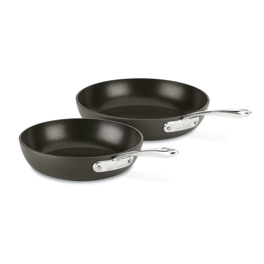 The ONLY pans you need!!  Non-toxic - Nonstick Fry Pans.  All-Clad Essentials Hard Anodized