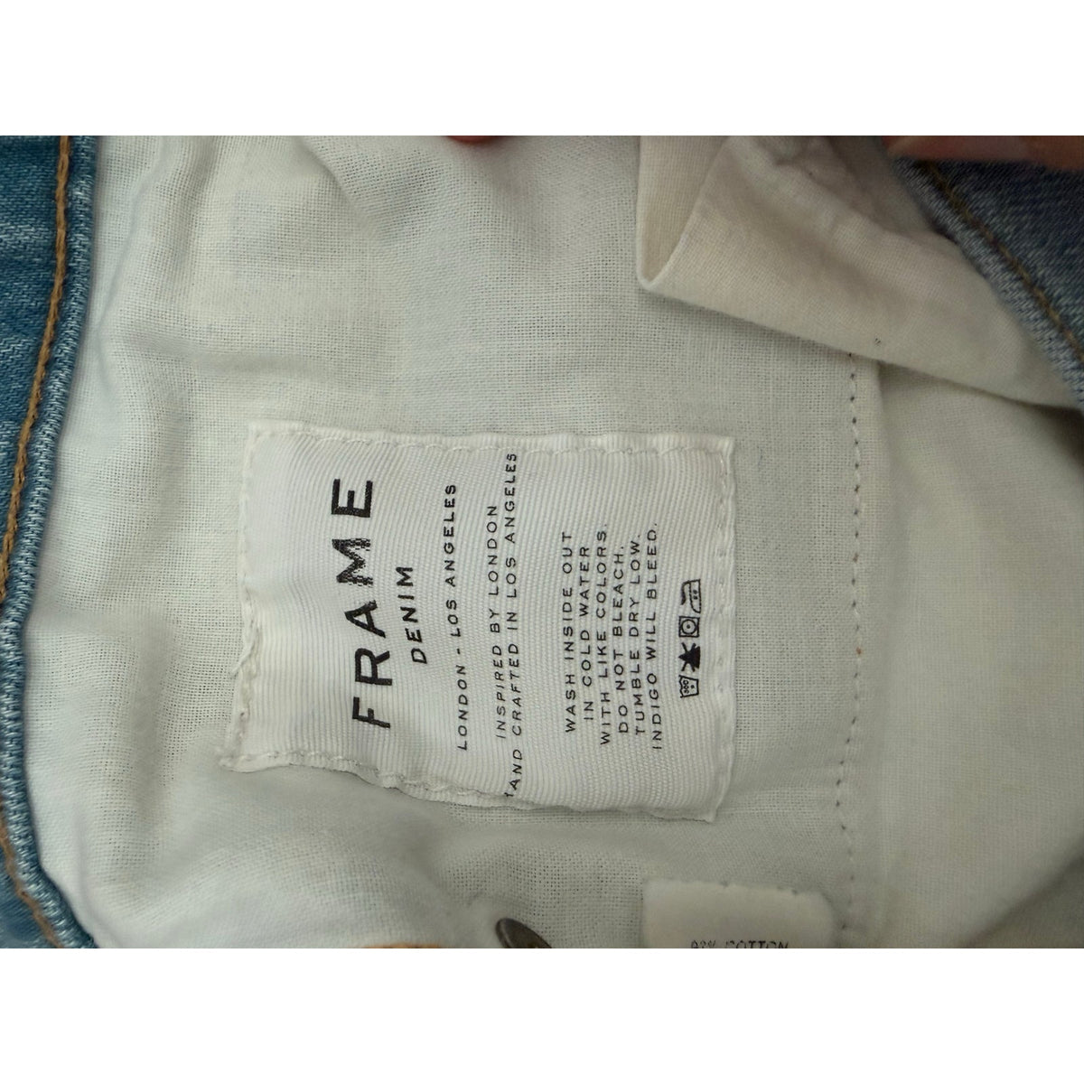FRAME Denim Le Garcon Distressed Slim Boyfriend Jeans 28