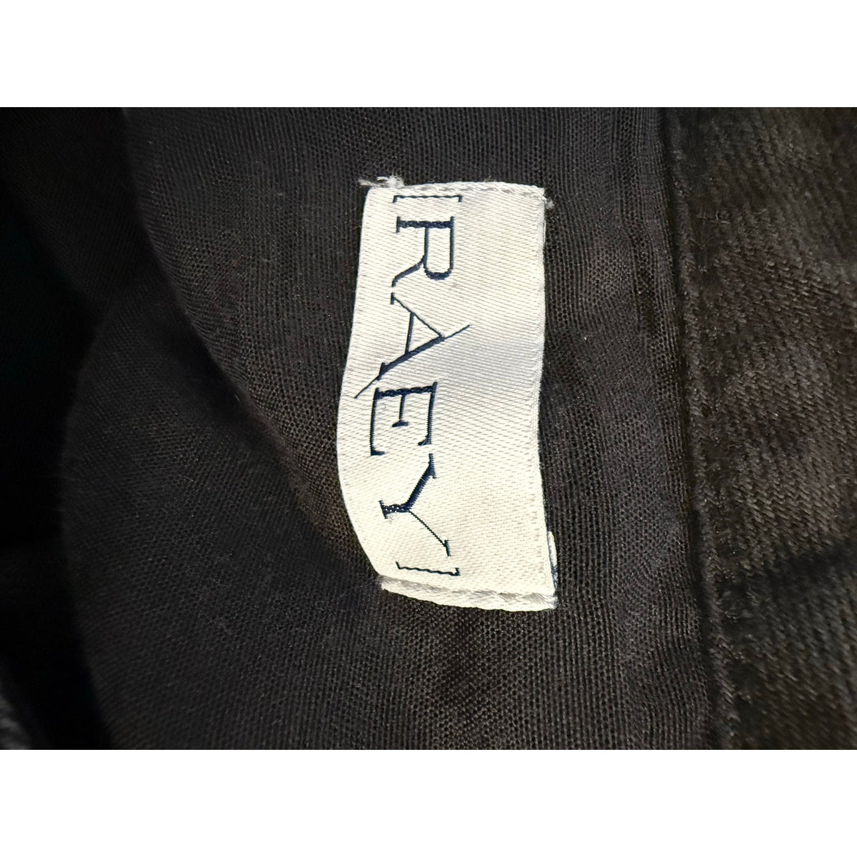 Raey Black Ultra Wide Leg Raw Hem Jeans Size 28