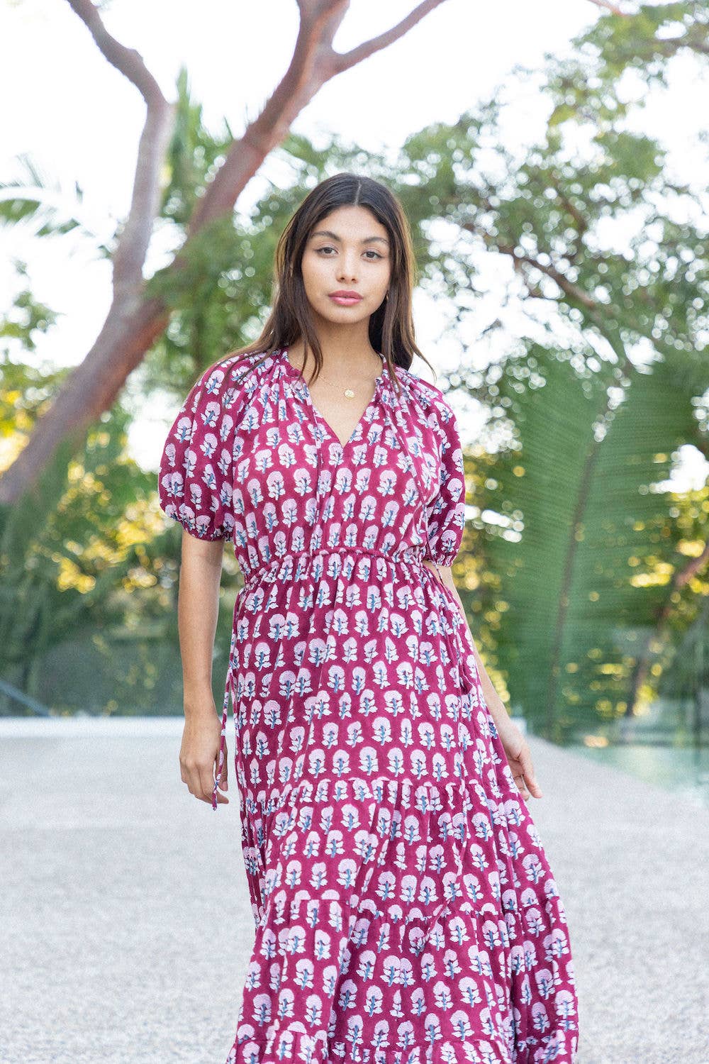 Eshana Block Printed Cotton Dress