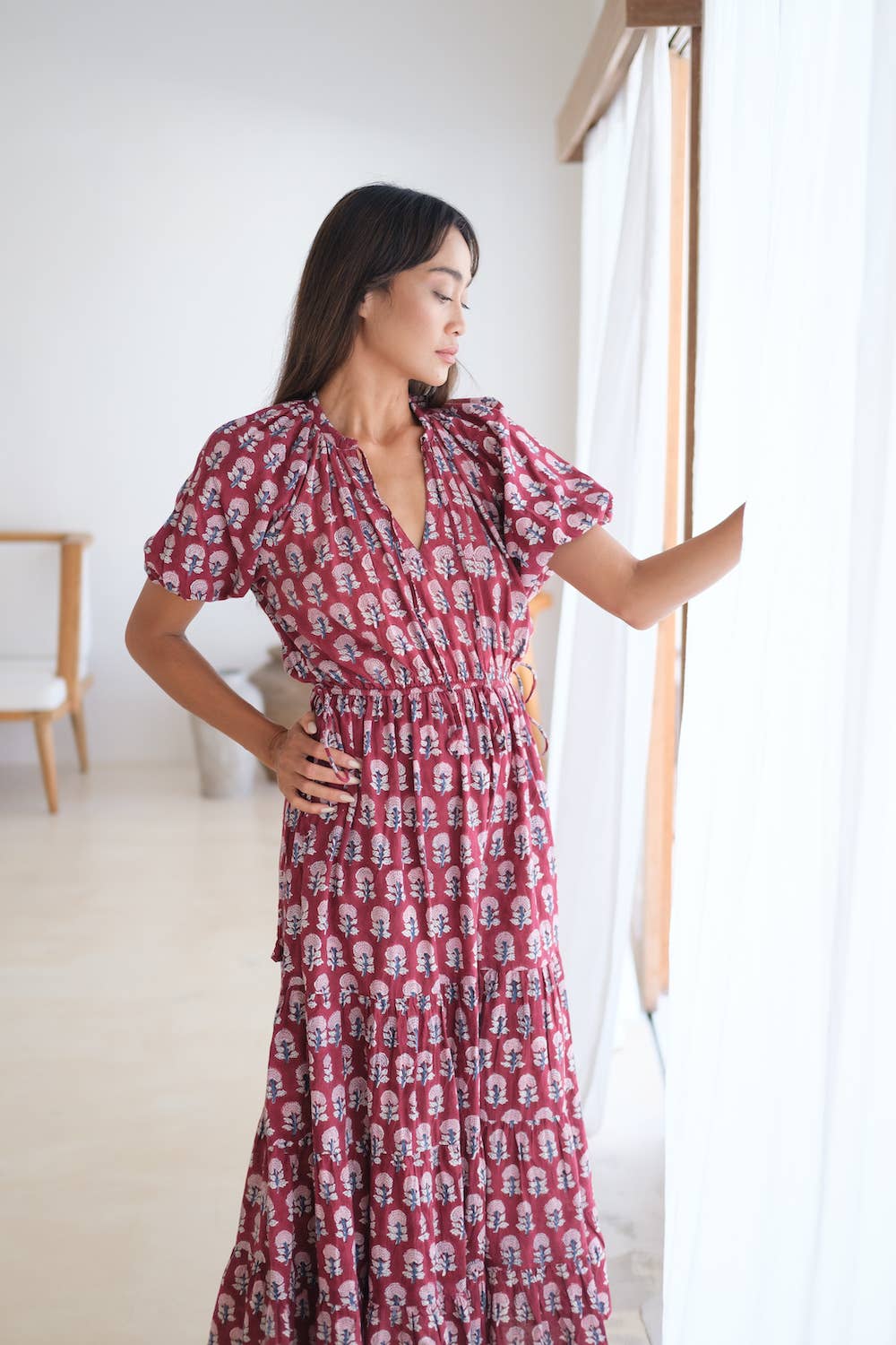 Eshana Block Printed Cotton Dress
