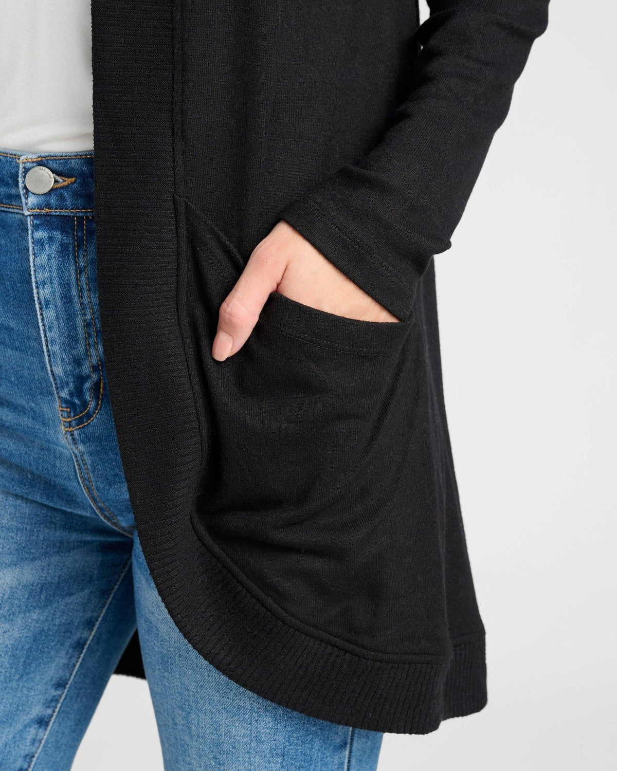 Cocoon Cardigan: Hunter Green - Mindy's Boutique