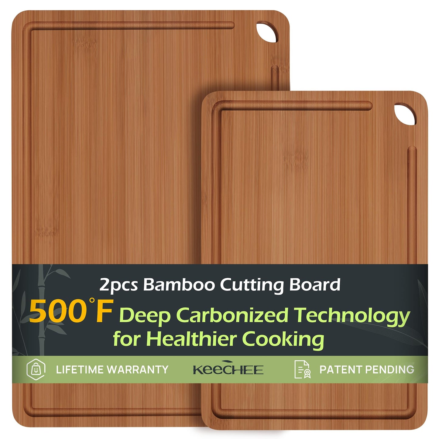 Our effort to change to clean living, these Bamboo Cutting Boards are great