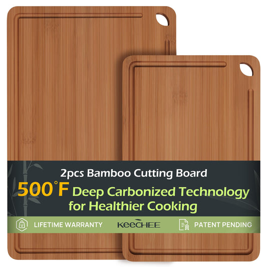Our effort to change to clean living, these Bamboo Cutting Boards are great