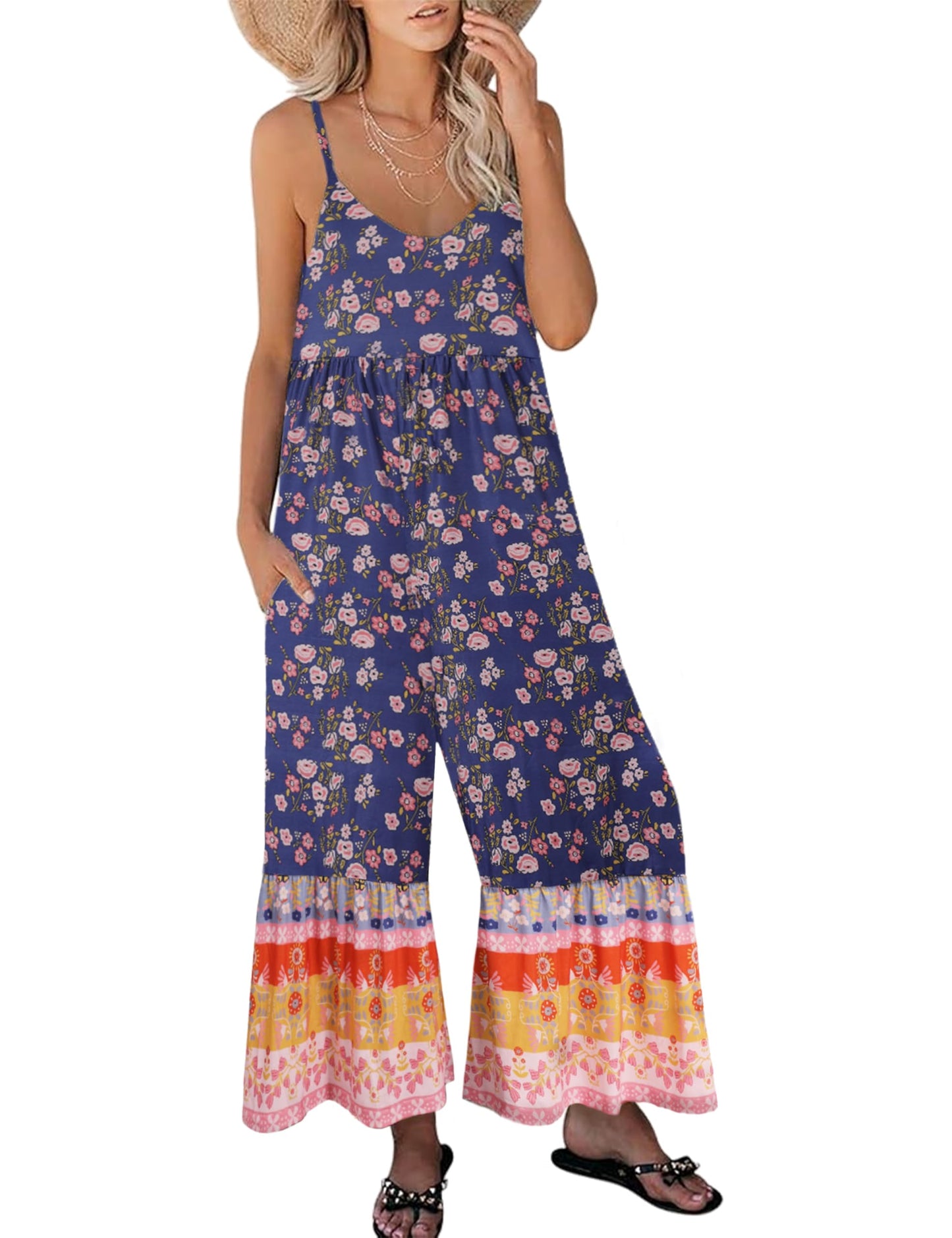 This is my go-to Jumpsuits - its the easiest, most comfortable item in my closet. It has pockets and adjustable straps!