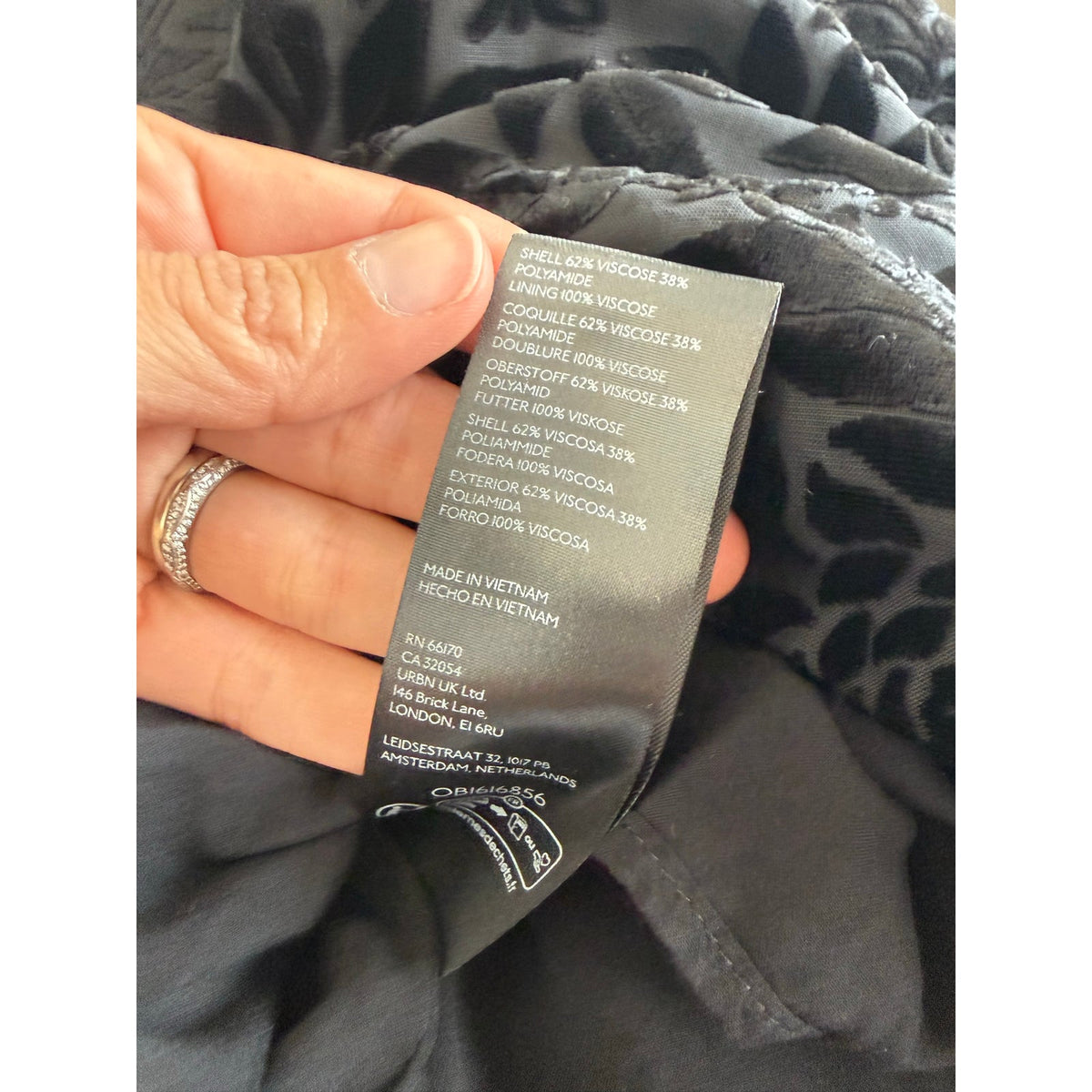 Anthropologie The Somerset Velvet Mini Dress Black Size S