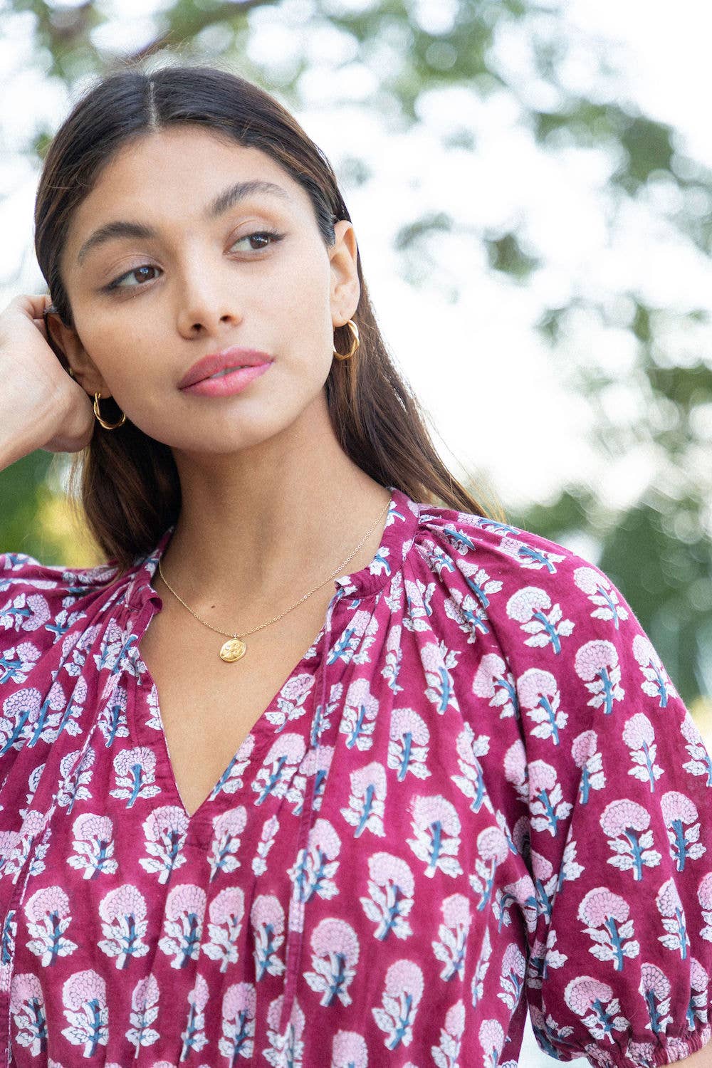 Eshana Block Printed Cotton Dress