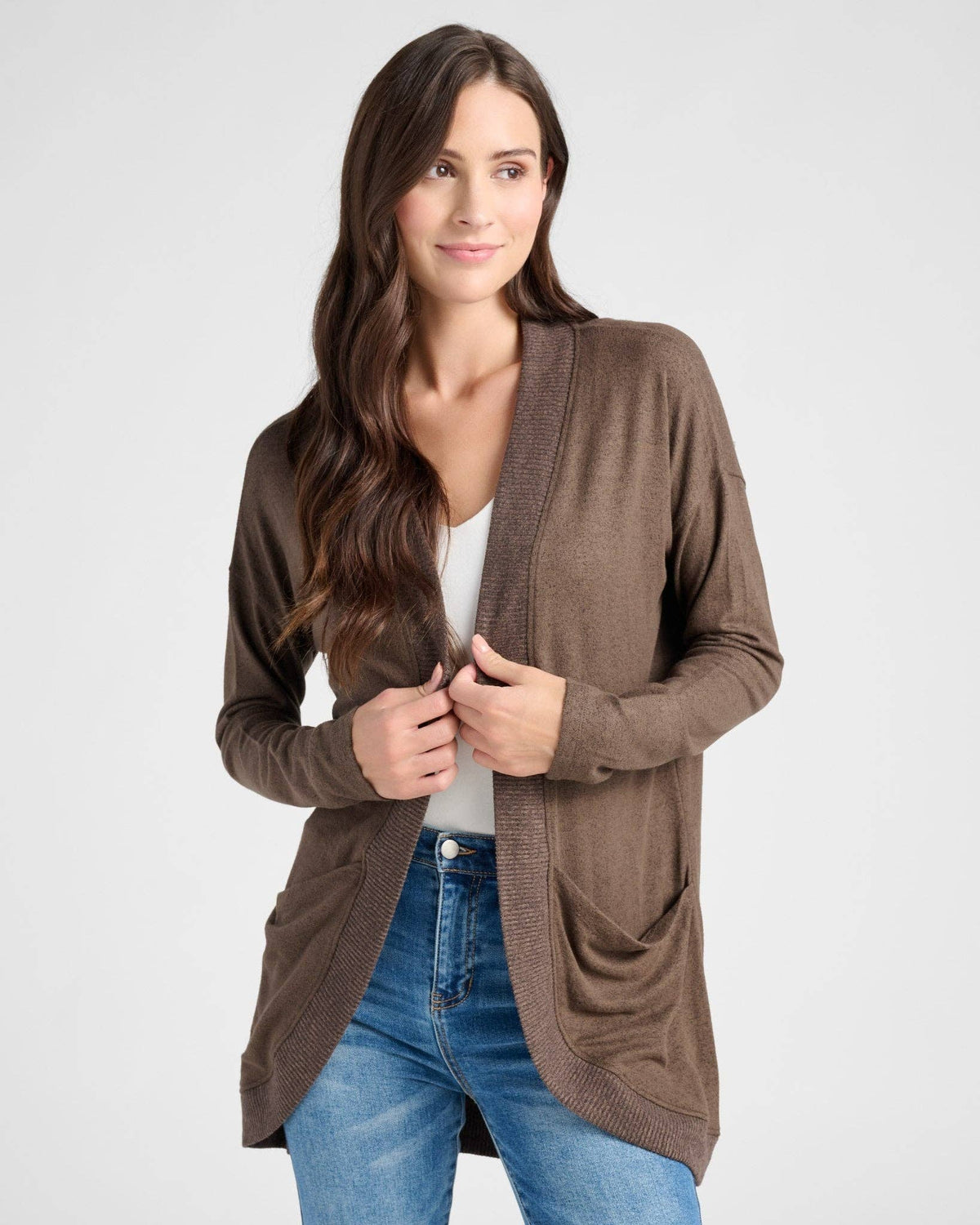 Cocoon Cardigan: Hunter Green - Mindy's Boutique