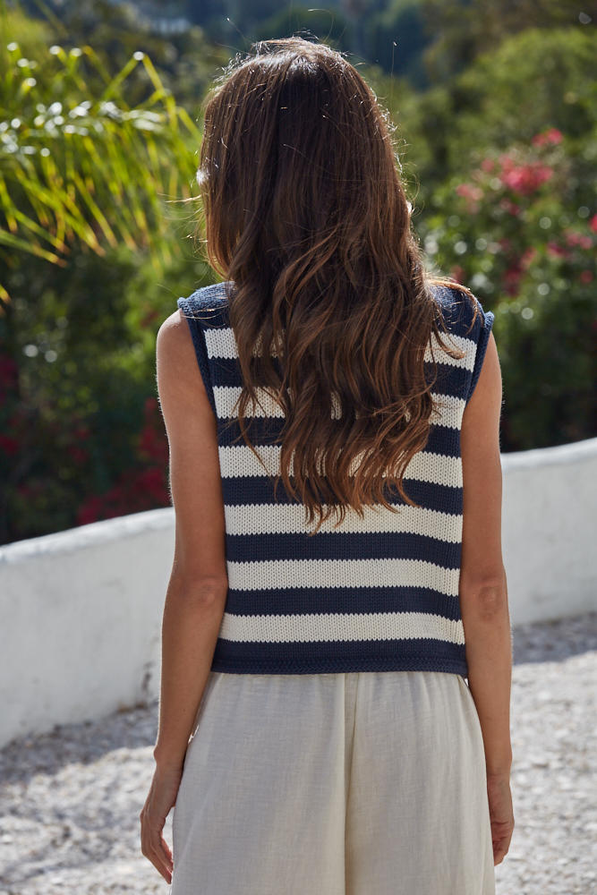 Corinne Vest Top - Mindy's Boutique