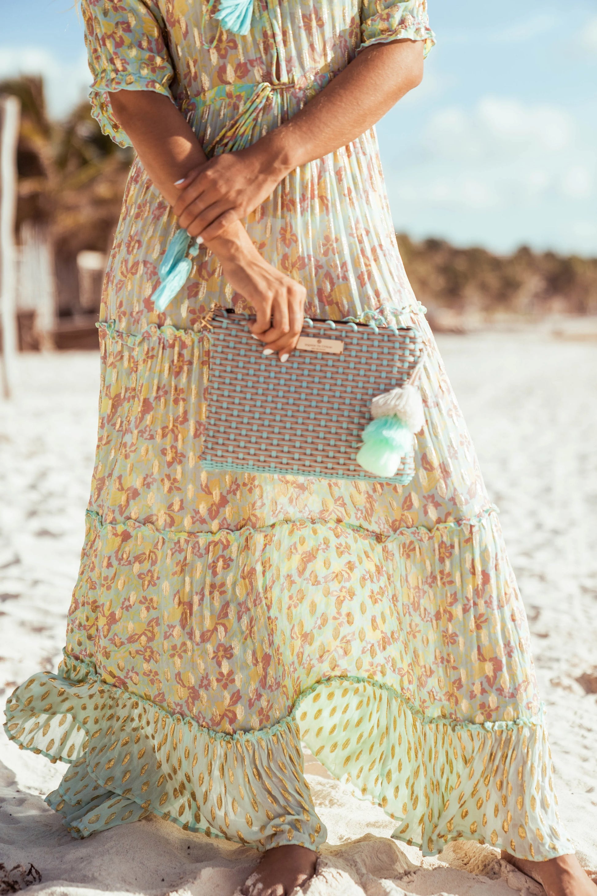 Blue Robin Nest Lemon Drop Citron  - small - Mindy's Boutique