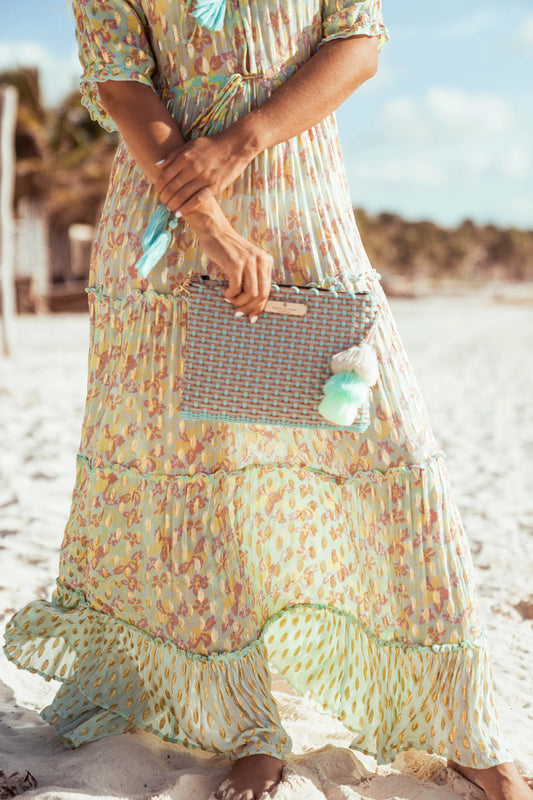 Blue Robin Nest Lemon Drop Citron  - small - Mindy's Boutique