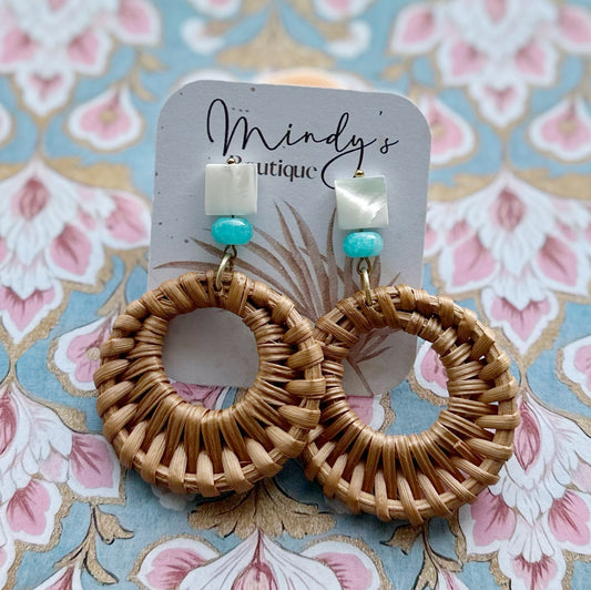 Laguna Breeze Earrings - Handmade by Mindy - Mindy's Boutique