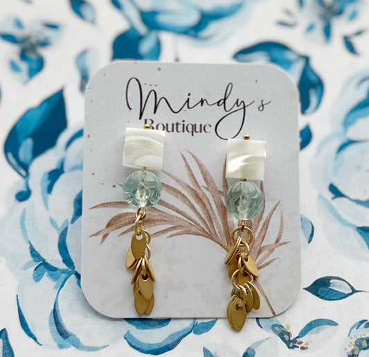 Seafoam Whisper Earrings - Mindy's Boutique