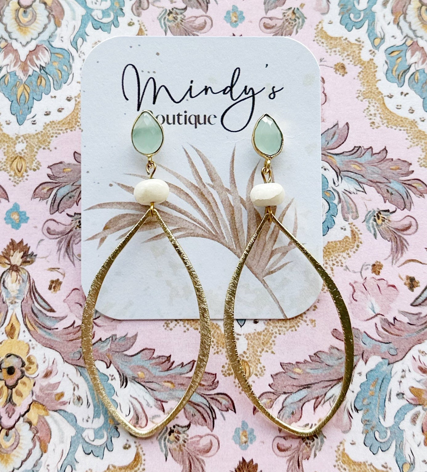 Willow Mint Drops - Mindy's Boutique