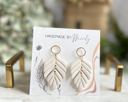 Ivory Amelia Earrings - Mindy's Boutique