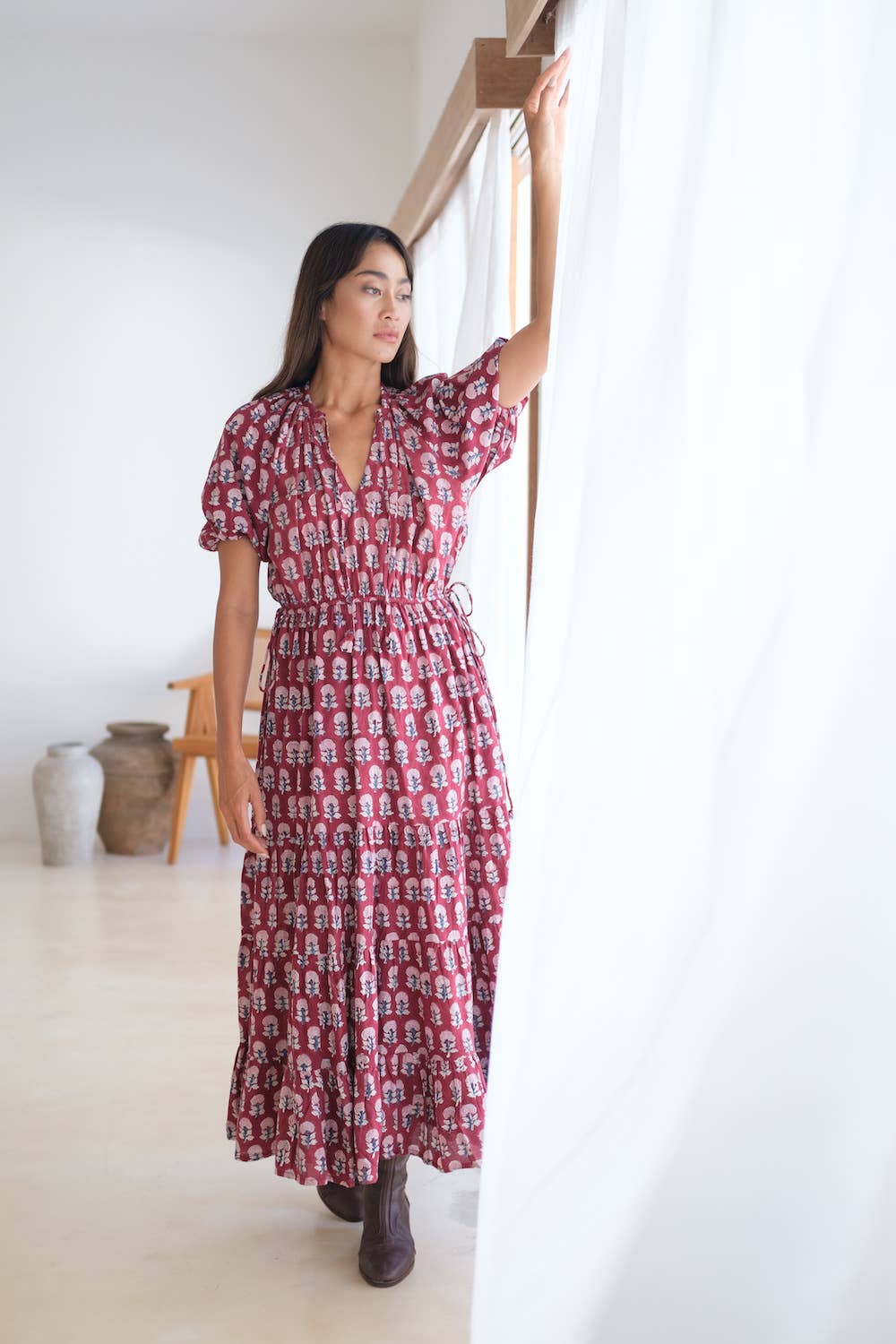 Eshana Block Printed Cotton Dress