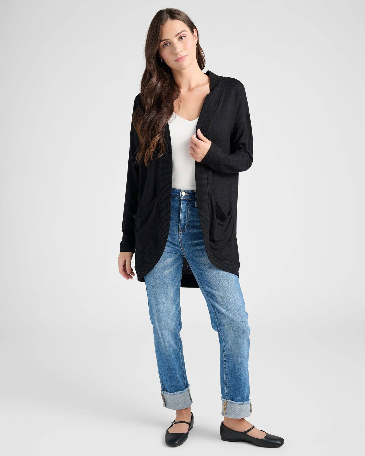 Cocoon Cardigan: Hunter Green - Mindy's Boutique