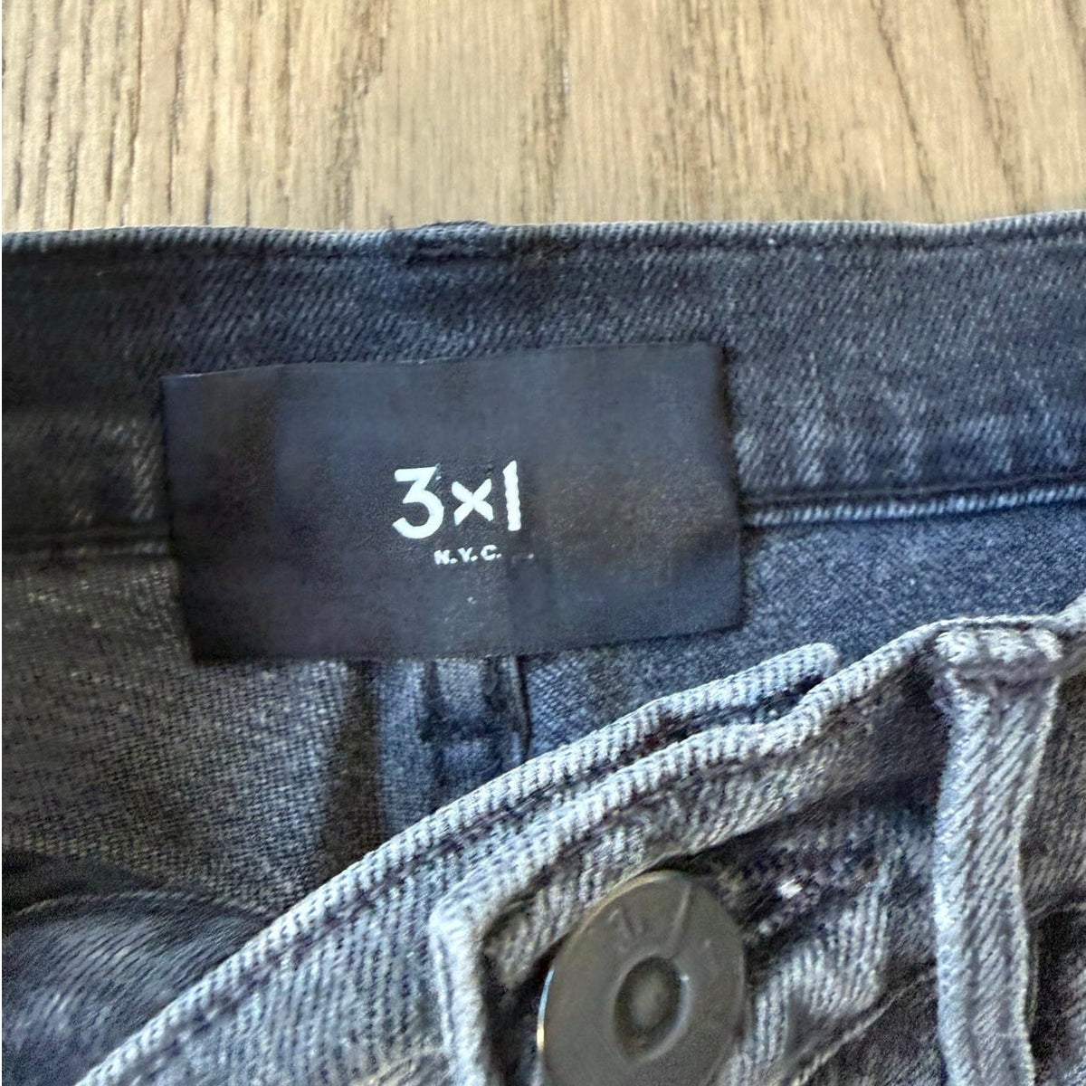 3x1 Made Here Jolee Two-Tone Raw Hem Fringe Skinny Jeans 24