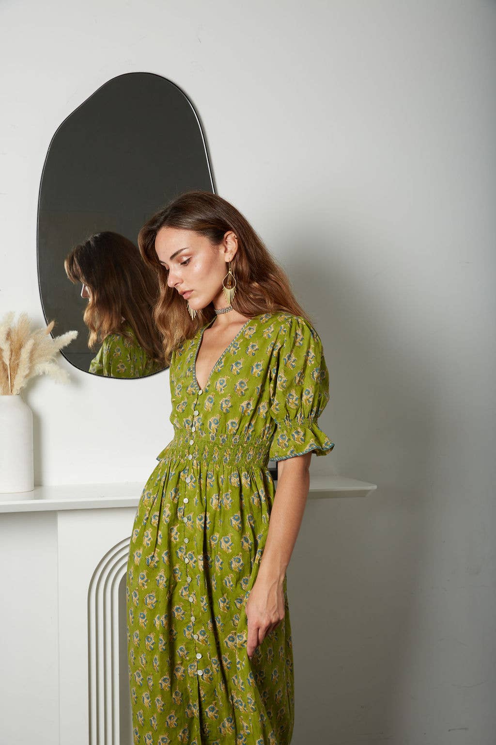 Tatiana Block Printed Dress