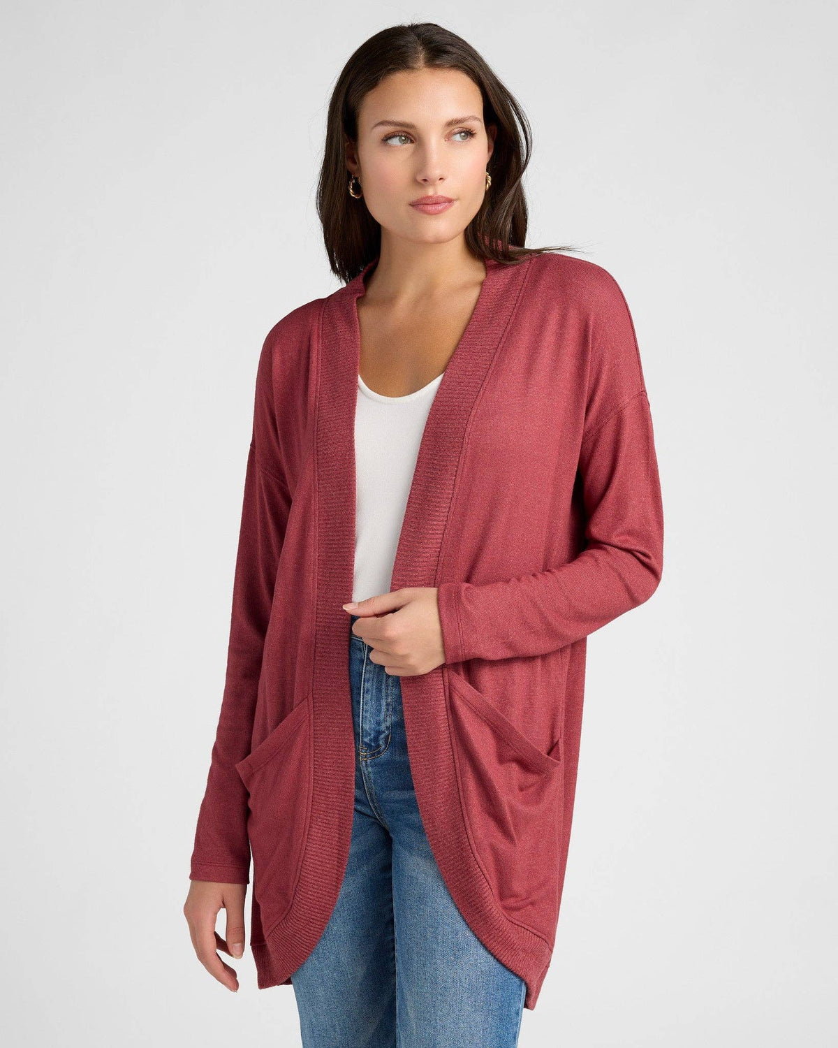 Cocoon Cardigan: Hunter Green - Mindy's Boutique