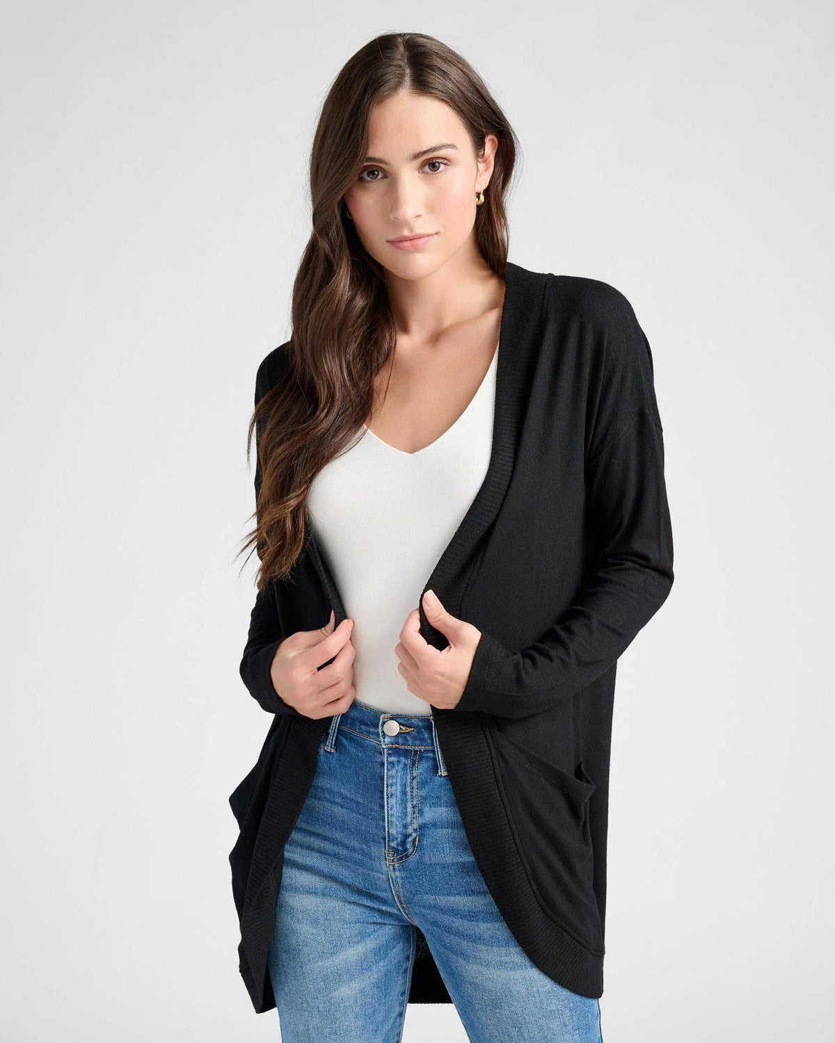 Cocoon Cardigan: Hunter Green - Mindy's Boutique